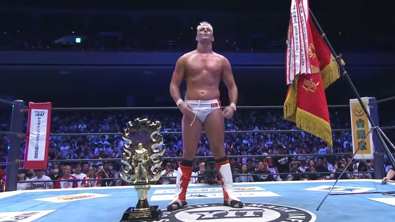 Zack Sabre Jr won the recent G1 Climax Tournament [Image source: NJPW YouTube]