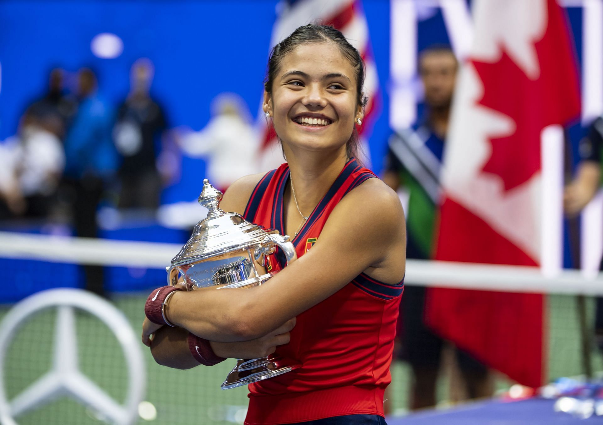 Raducanu at the 2021 US Open [Source: Getty]