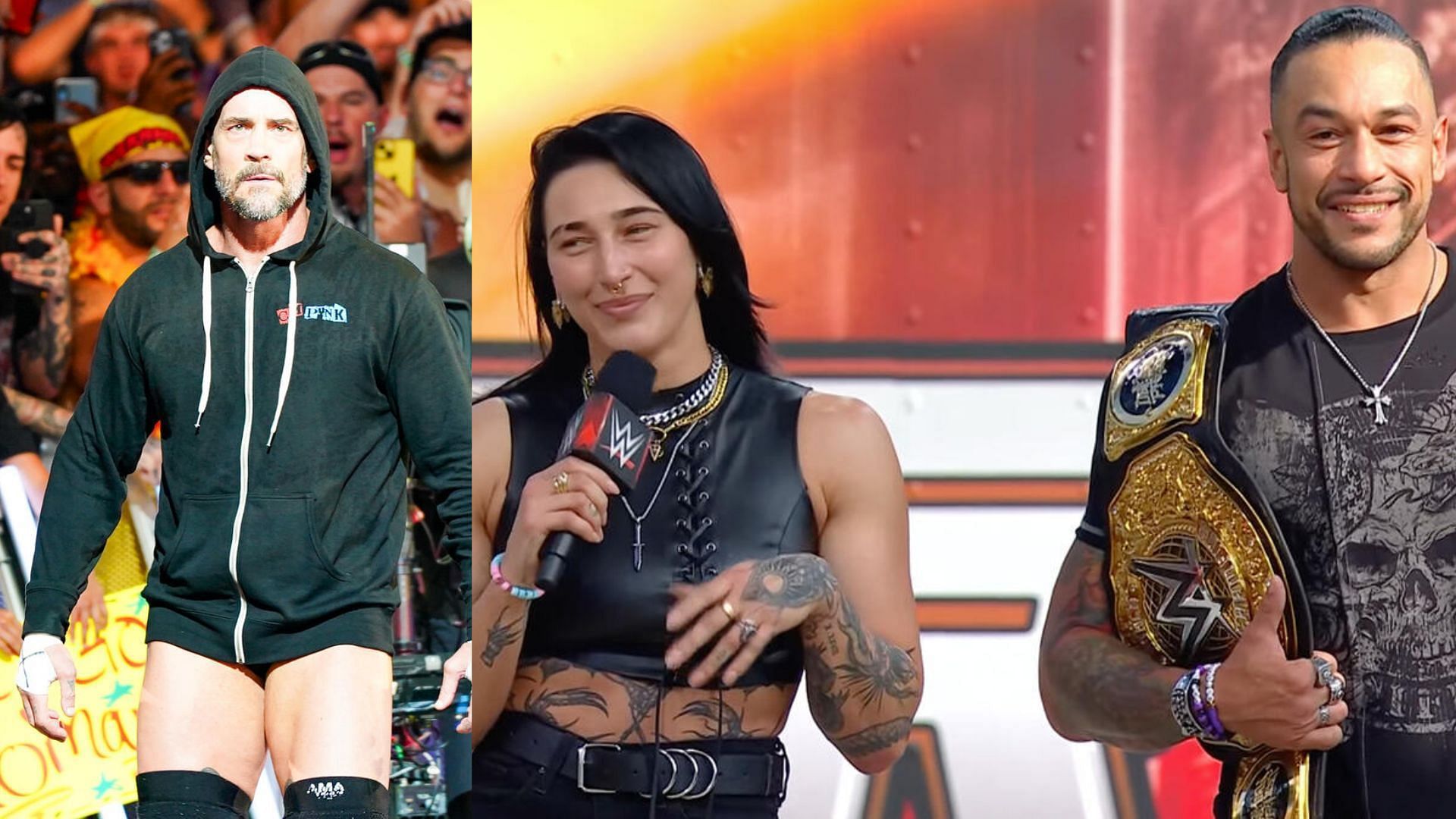 CM Punk and The Terror Twins (Image Credit: WWE.com)