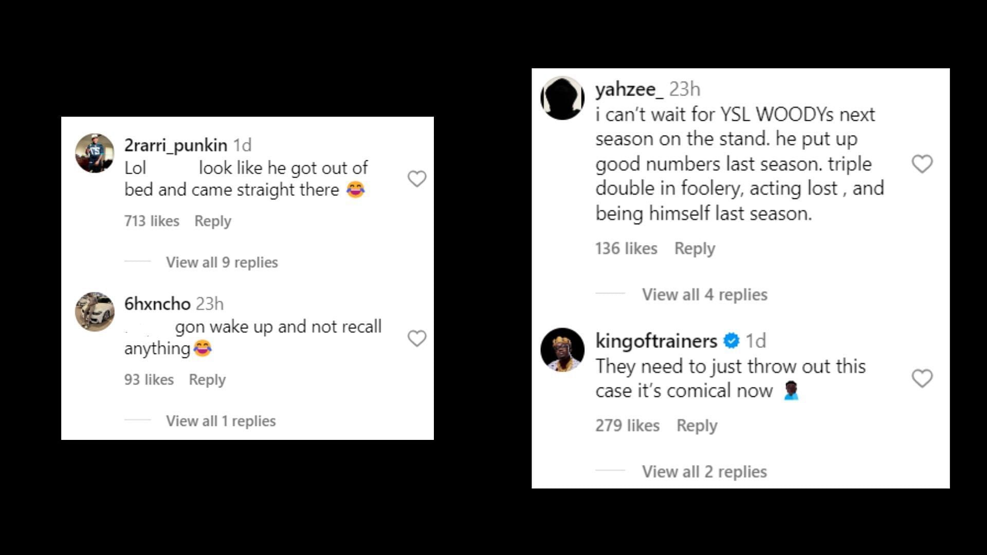 Users react on social media (Images via Instagram/nojumper)