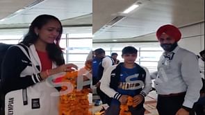 [WATCH] Manika Batra, Ayhika Mukherjee, and Antim Panghal return to India after Paris Olympics campaign