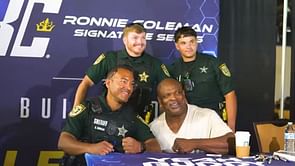 Why did Ronnie Coleman leave the Police force?