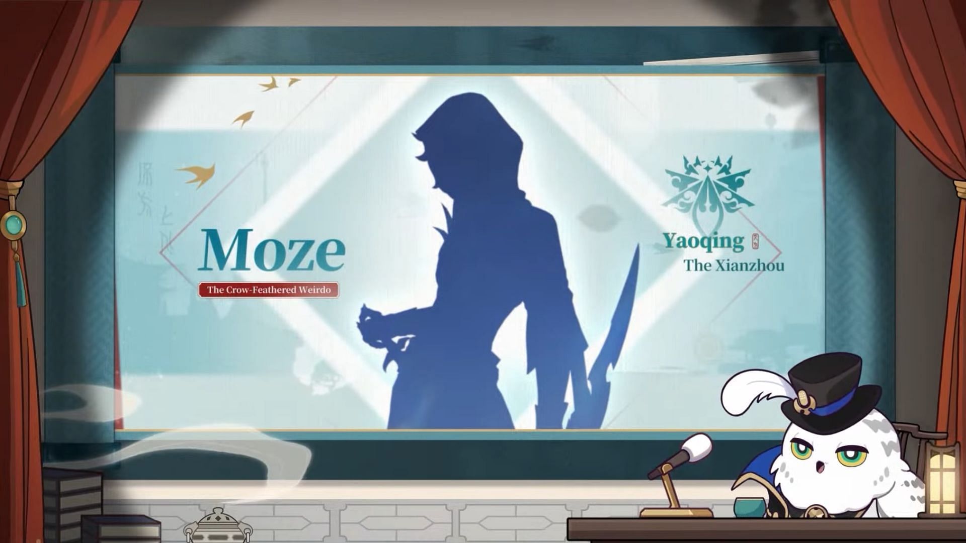 Moze&#039;s silhouette (Image via HoYoverse)