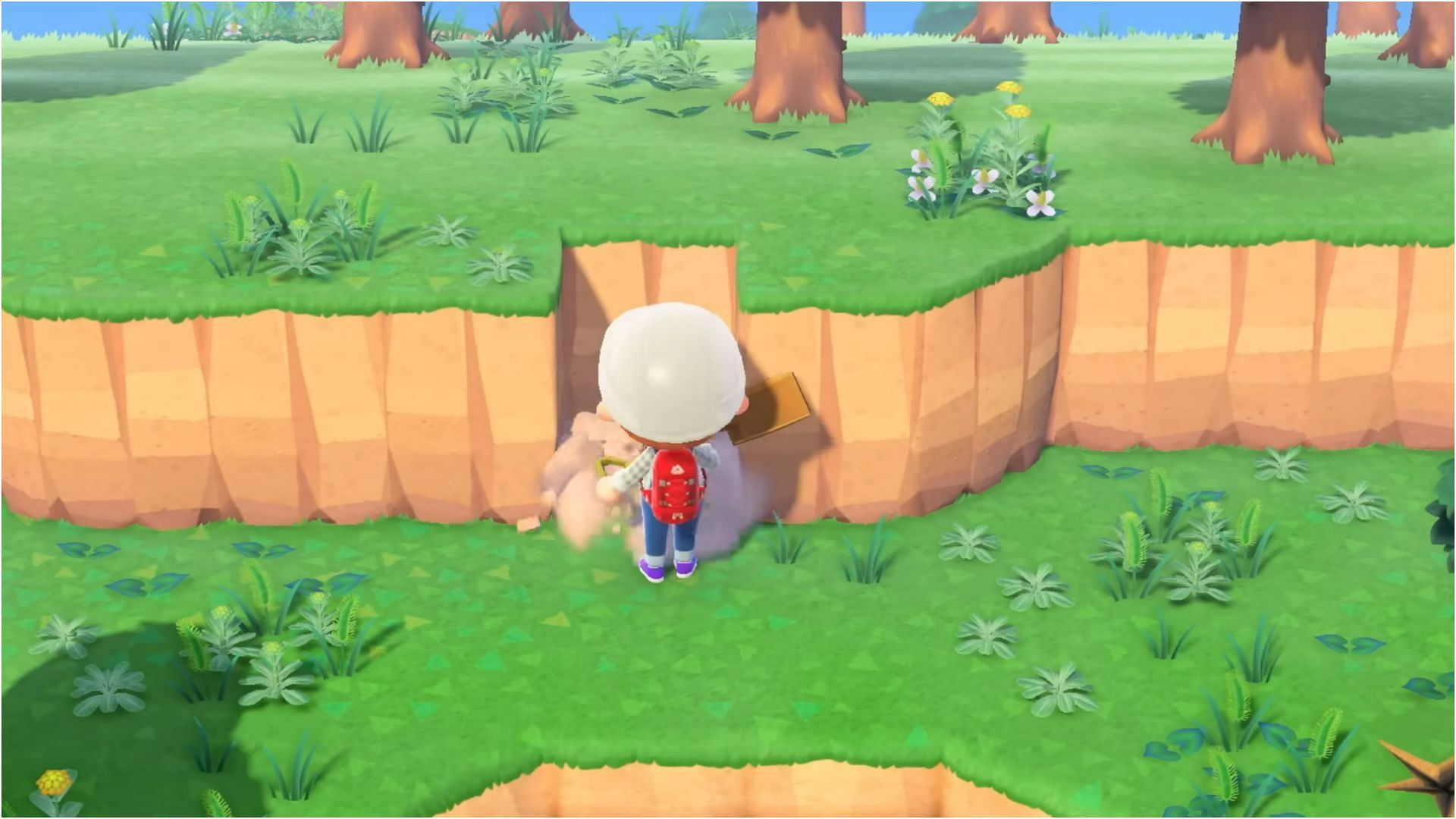 Players have to unlock terraforming on their Animal Crossing island (Image via Nintendo)