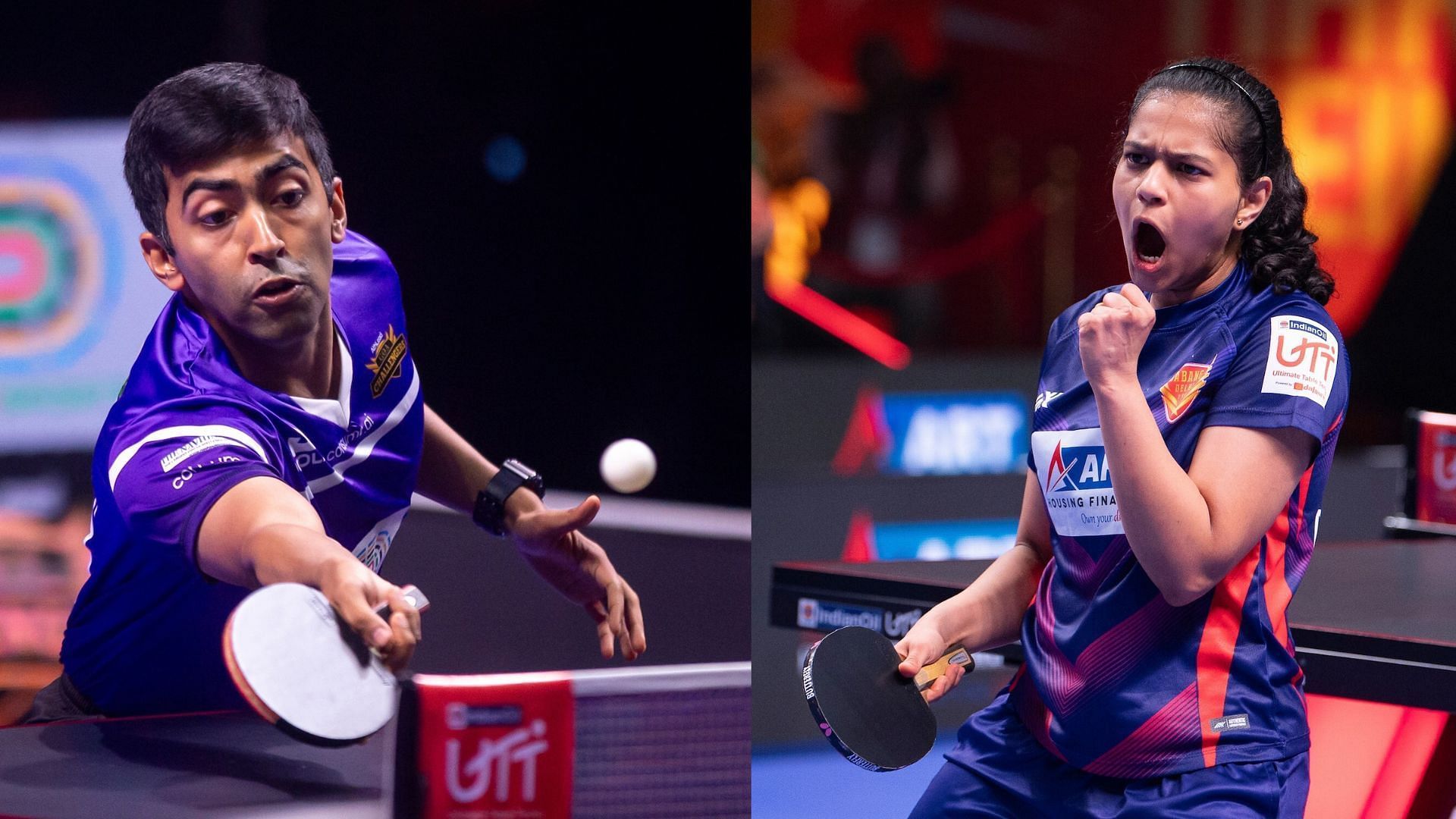 Harmeet Desai and Diya Chitale will be in action during match 10 of the UTT 2024. (Image credit: UTT Press Release)