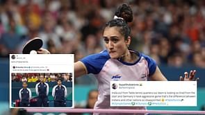 "Ab nahi dekha jaa raha bhai"- Fans left disappointed as Indian women's table tennis team crash out of Paris Olympics 2024