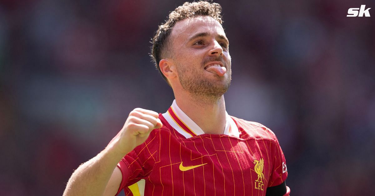 Diogo Jota reacted after scoring against Sevilla 