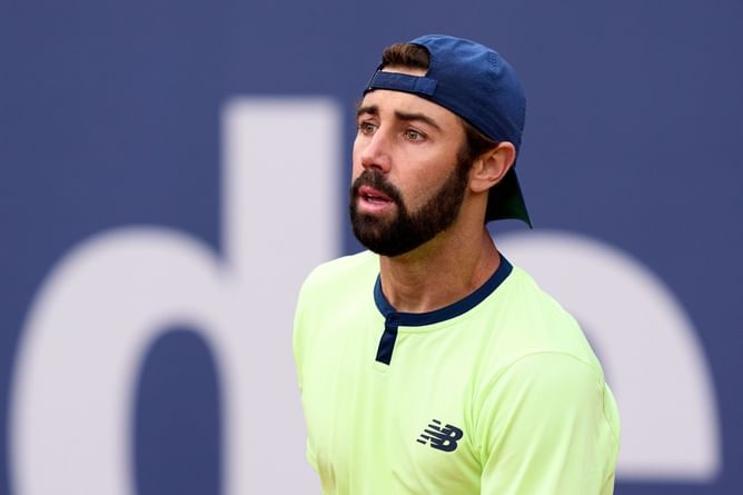Controversial scenes at Cincinnati Open as Jordan Thompson heckled with Nick Kyrgios jibe by fan reportedly betting on Ugo Humbert during 1R clash
