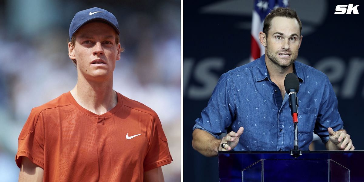 Andy Roddick lends support to Jannik Sinner (Images: Getty)