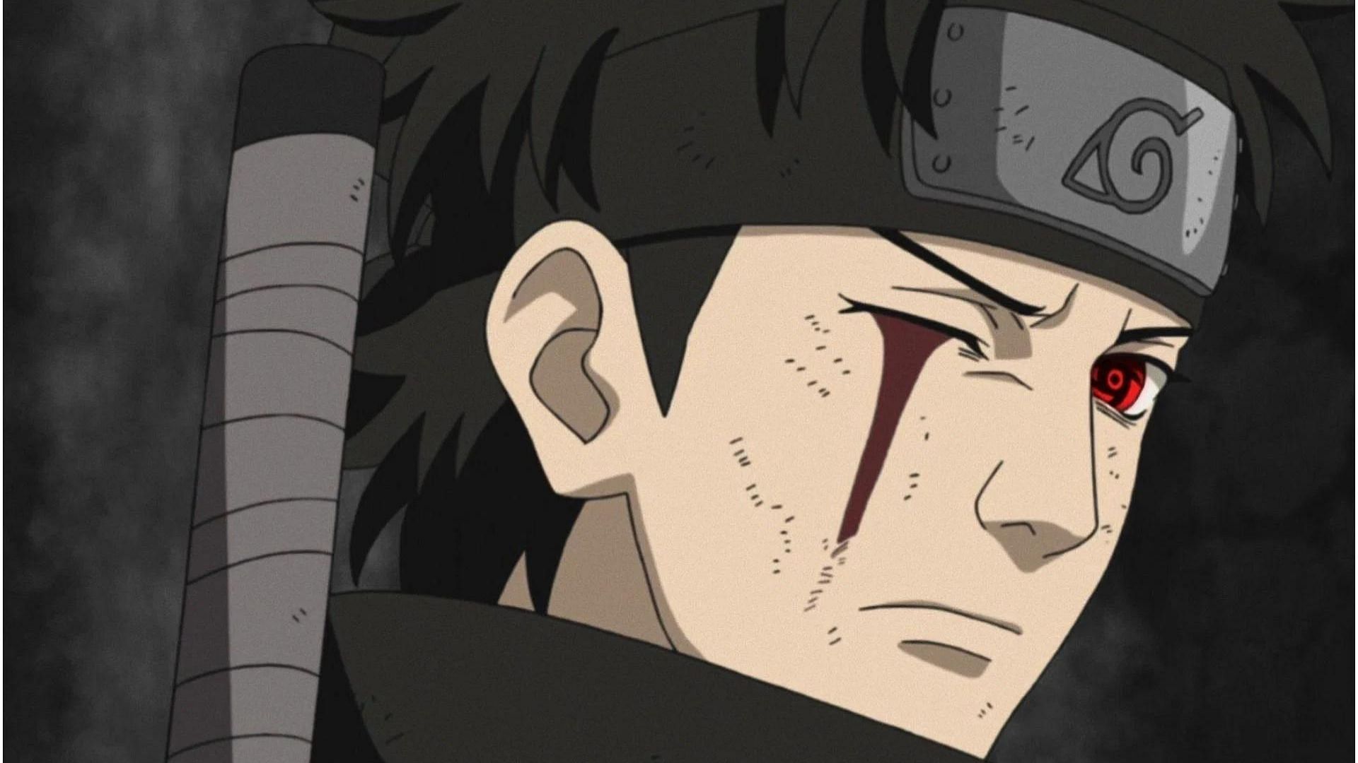 Uchiha Shisui moments before his death (Image via Studio Pierrot)