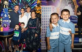 In Photos: Alex Ovechkin and Anastasia's kids rock Givenchy outfits at Transformers-themed birthday party