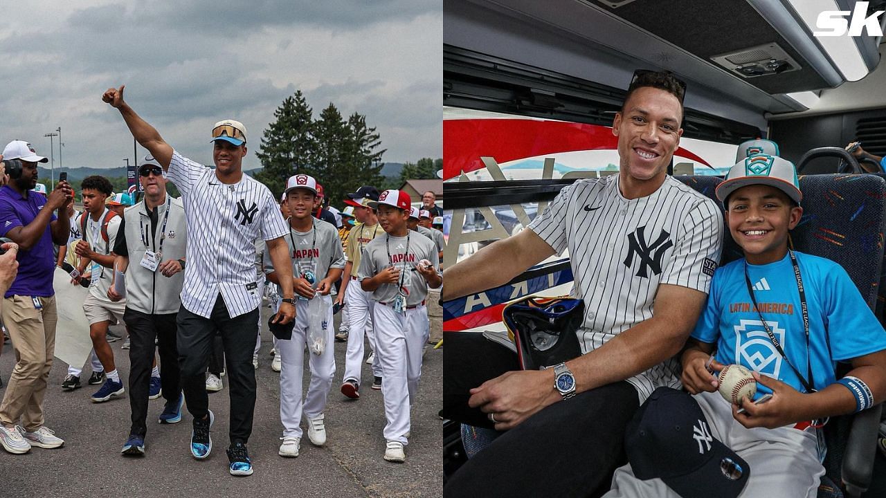 Juan Soto tries to match Yankees stars to their Little League photos ft. Aaron Judge, Gerrit Cole &amp; more. Credit: Yankees/Instagram