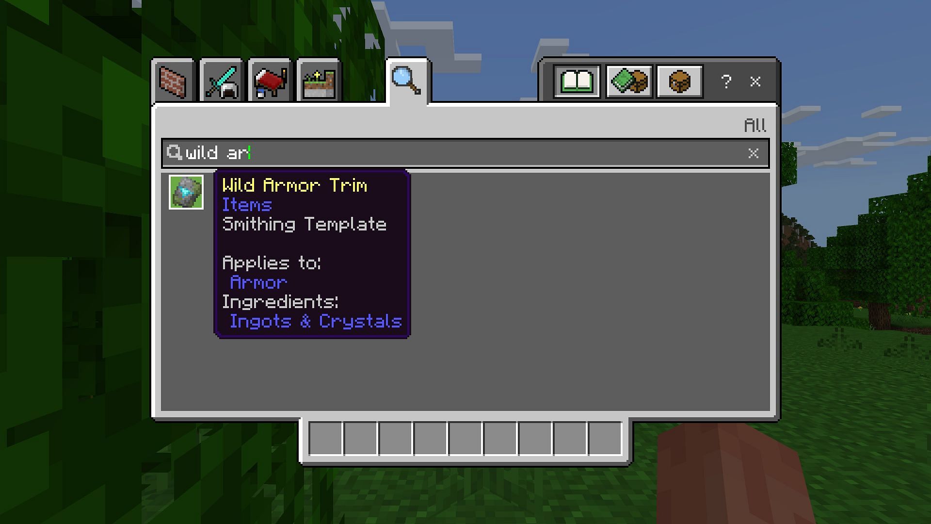 Minecraft&#039;s smithing templates will now be referred to by what they offer (Image via Mojang)