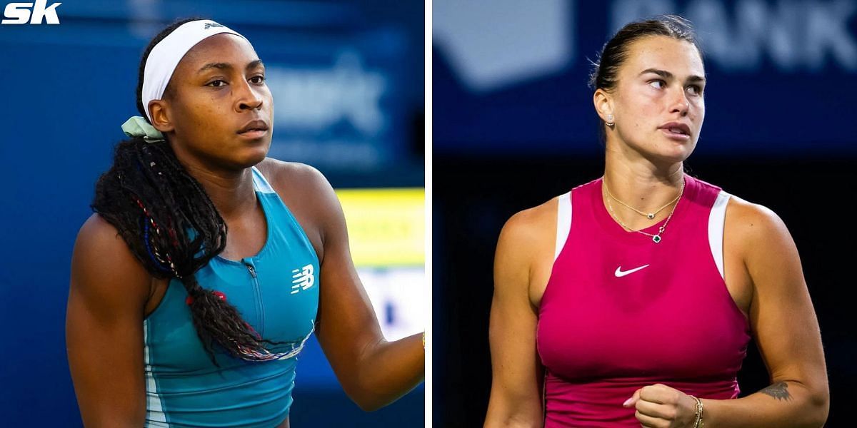 Coco Gauff and Aryna Sabalenka (Source: Getty)