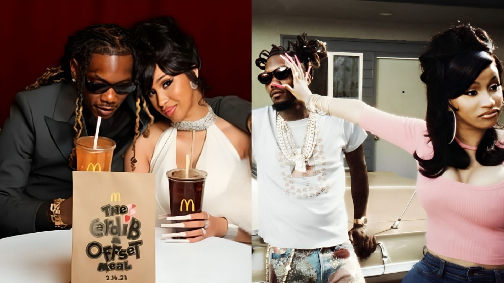 The rappers are reportedly separating (Image via Instagram @iamcardib / @offsetyrn)