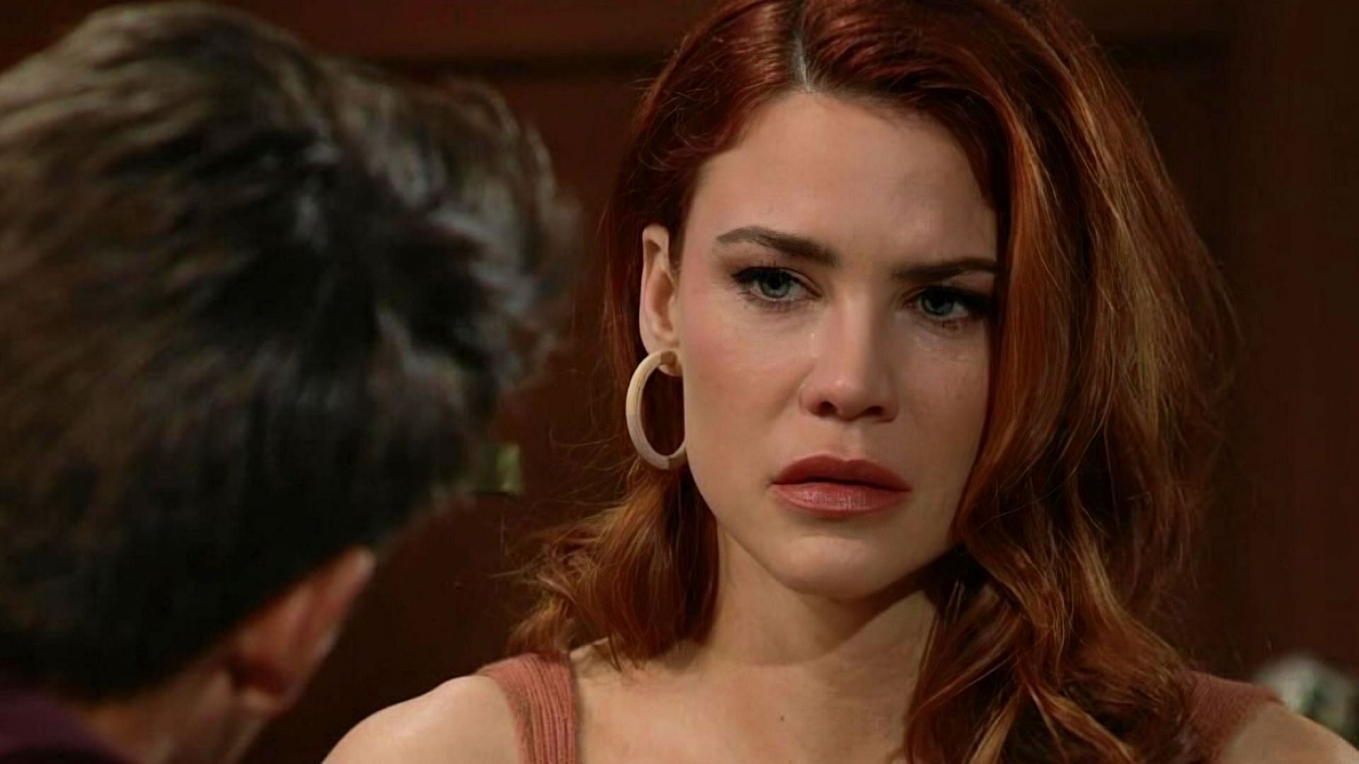 Courtney Hope as Sally Spectra in a still from The Young and the Restless