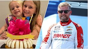 Proud dad Justin Allgaier has an elated birthday message for daughter Harper