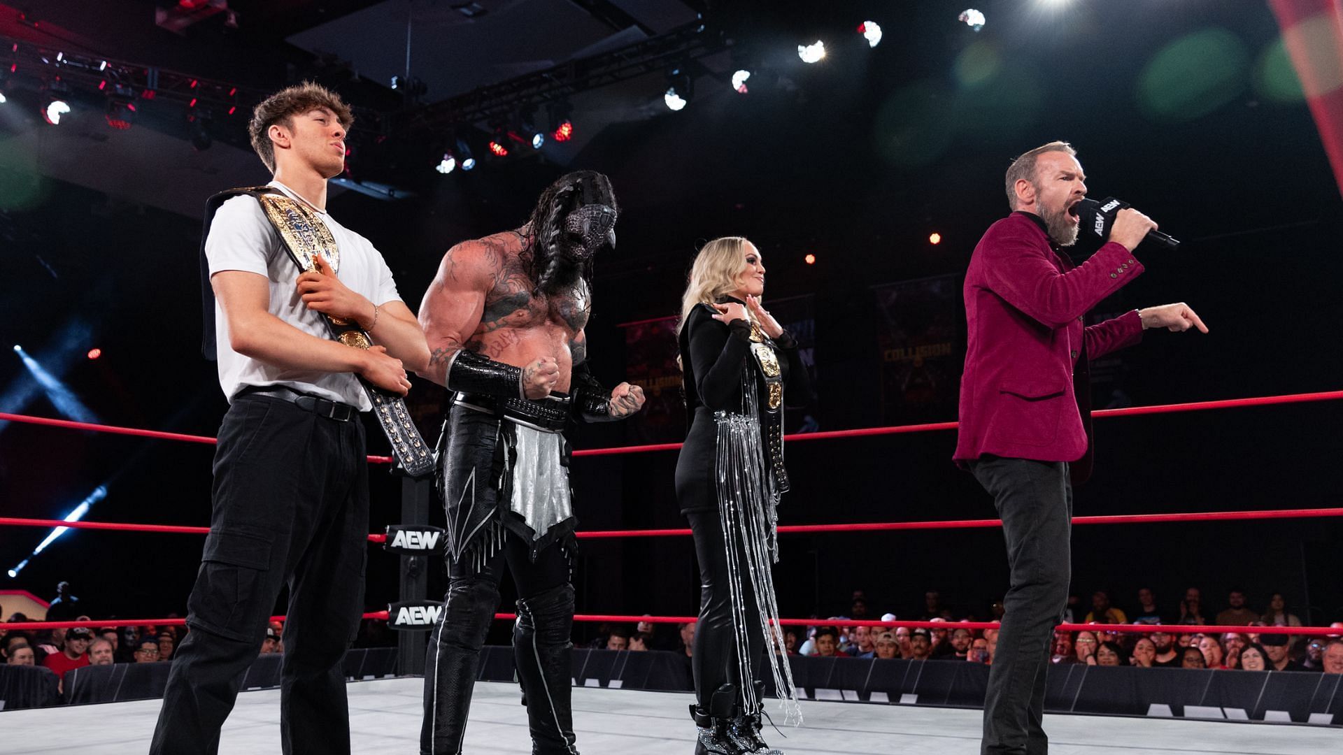 The Patriarchy are the AEW World Trios Champions [Photo: AEW Official Website]