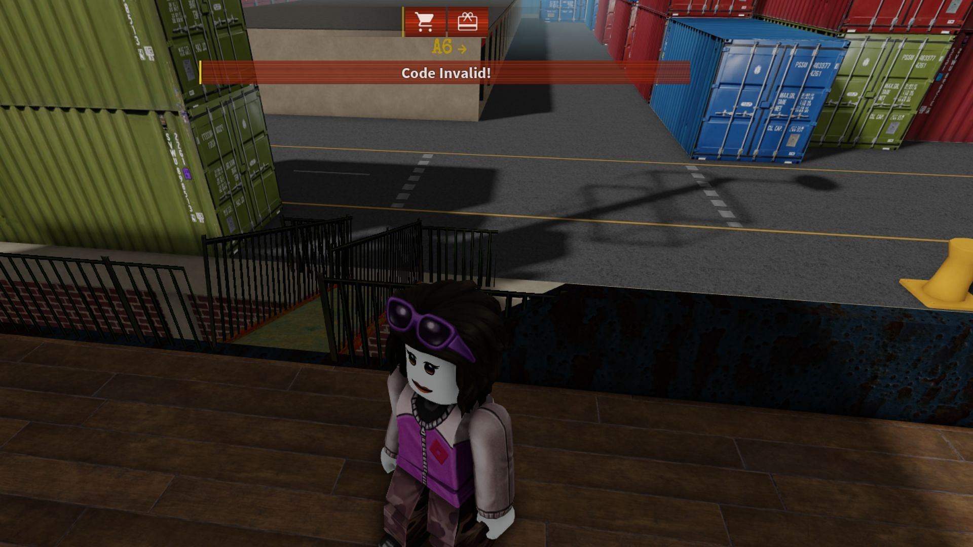 Lucky Lockups invalid code issue (Image via Roblox)