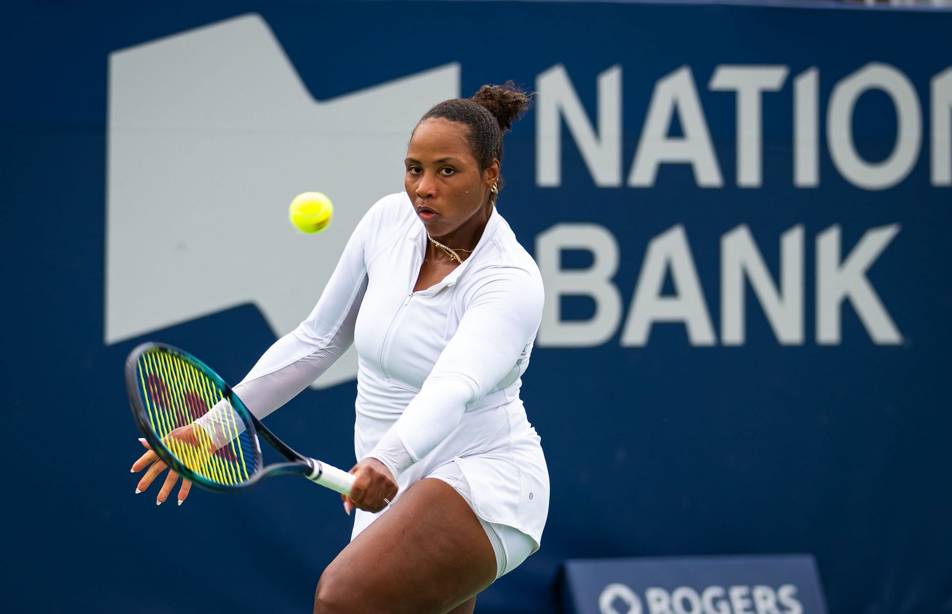 Taylor Townsend at the Canadian Open 2024. (Photo: Getty)