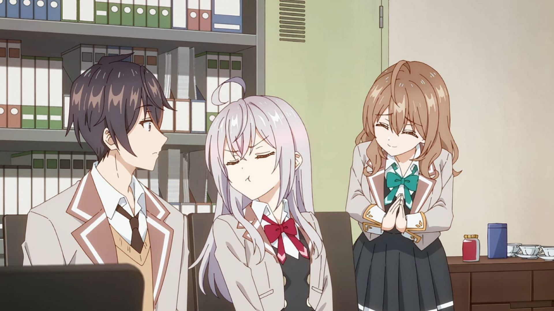 Alya pouts in Alya Sometimes Hides Her Feelings in Russian episode 6 (Image via Doga Kobo)