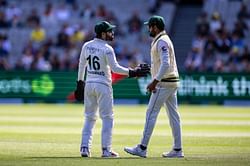 [Watch] Babar and Rizwan share a light moment during the PAK vs BAN 1st Test