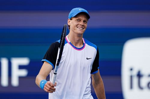 Jannik Sinner at the Miami Open 2024. (Photo: Getty)