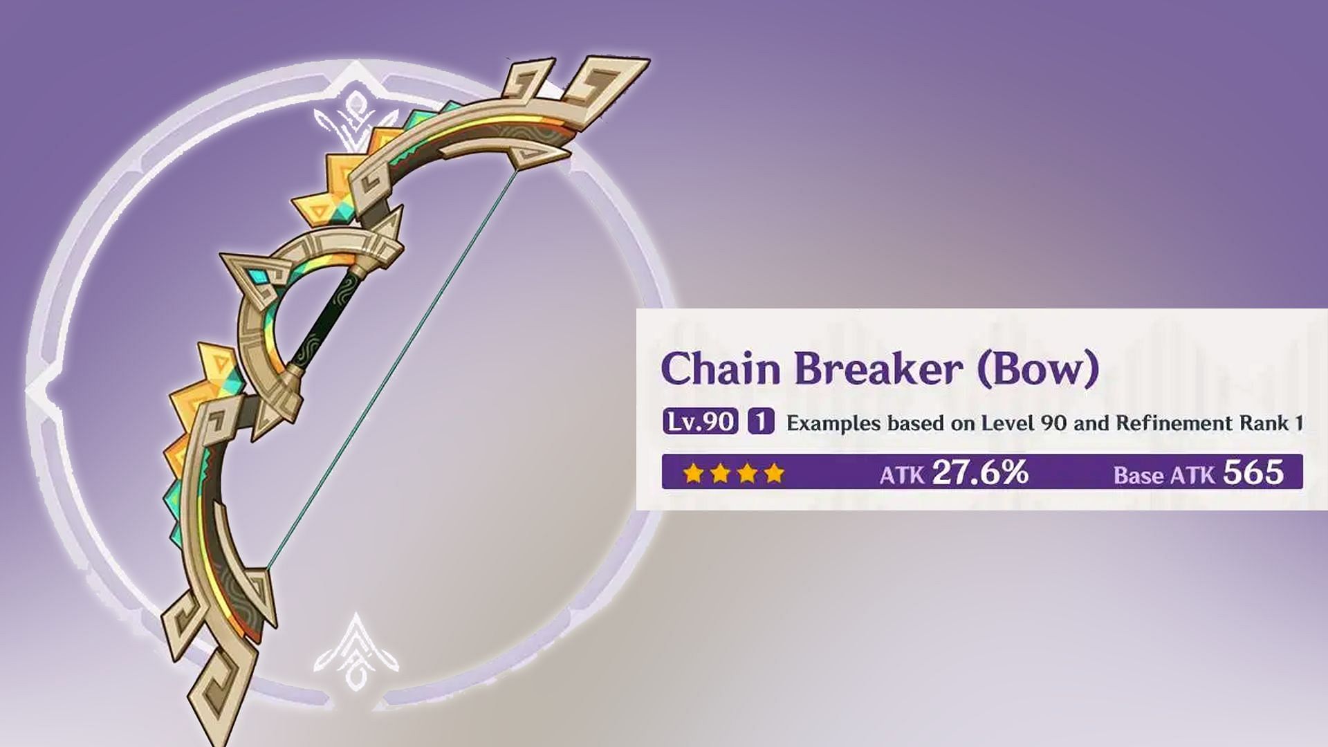 Genshin Impact Chain Breaker stats, materials, and best characters