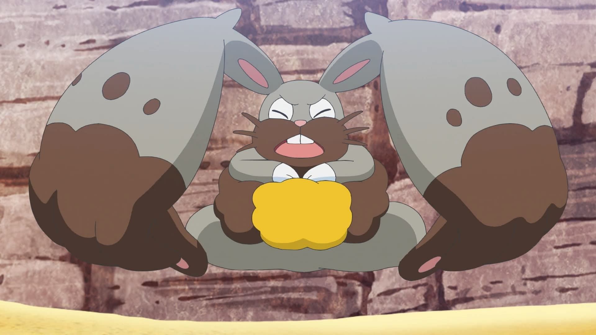 Diggersby as seen in the anime (Image via The Pokemon Company)