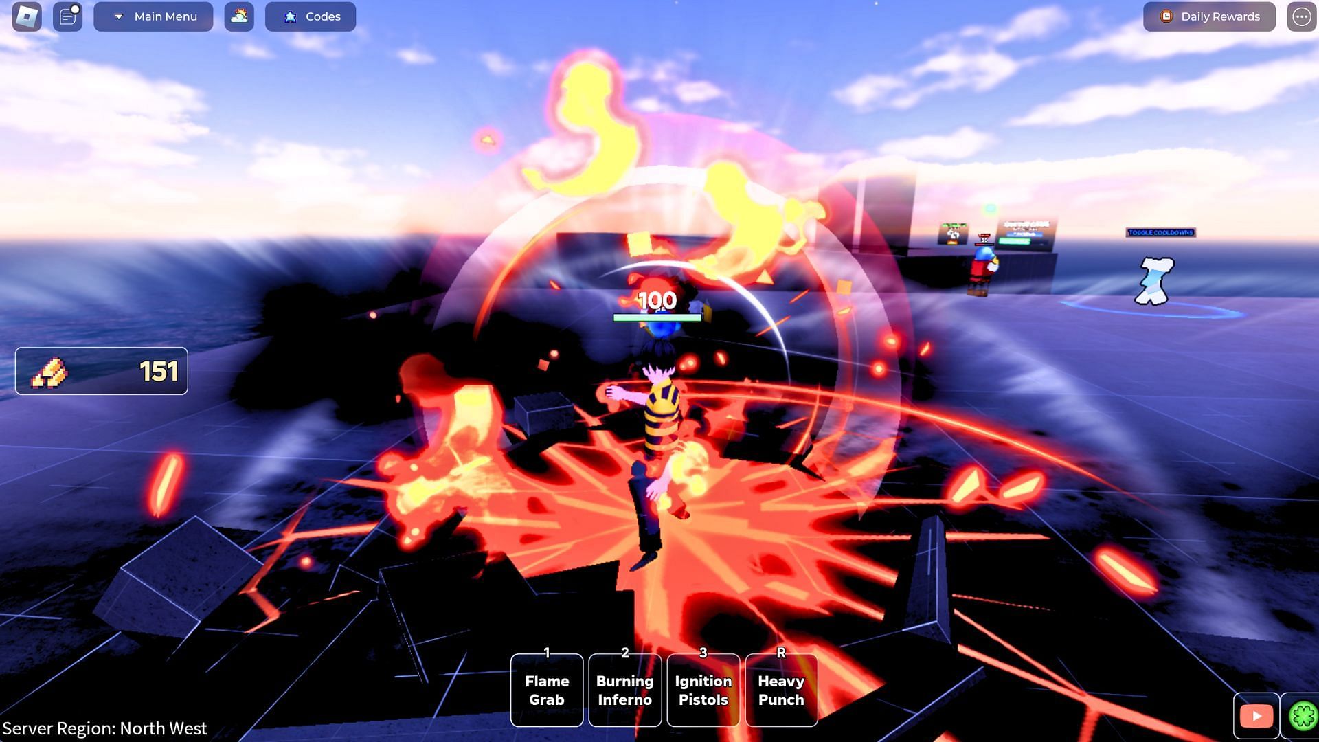 Get your favorite elements and moves (Image via Roblox)