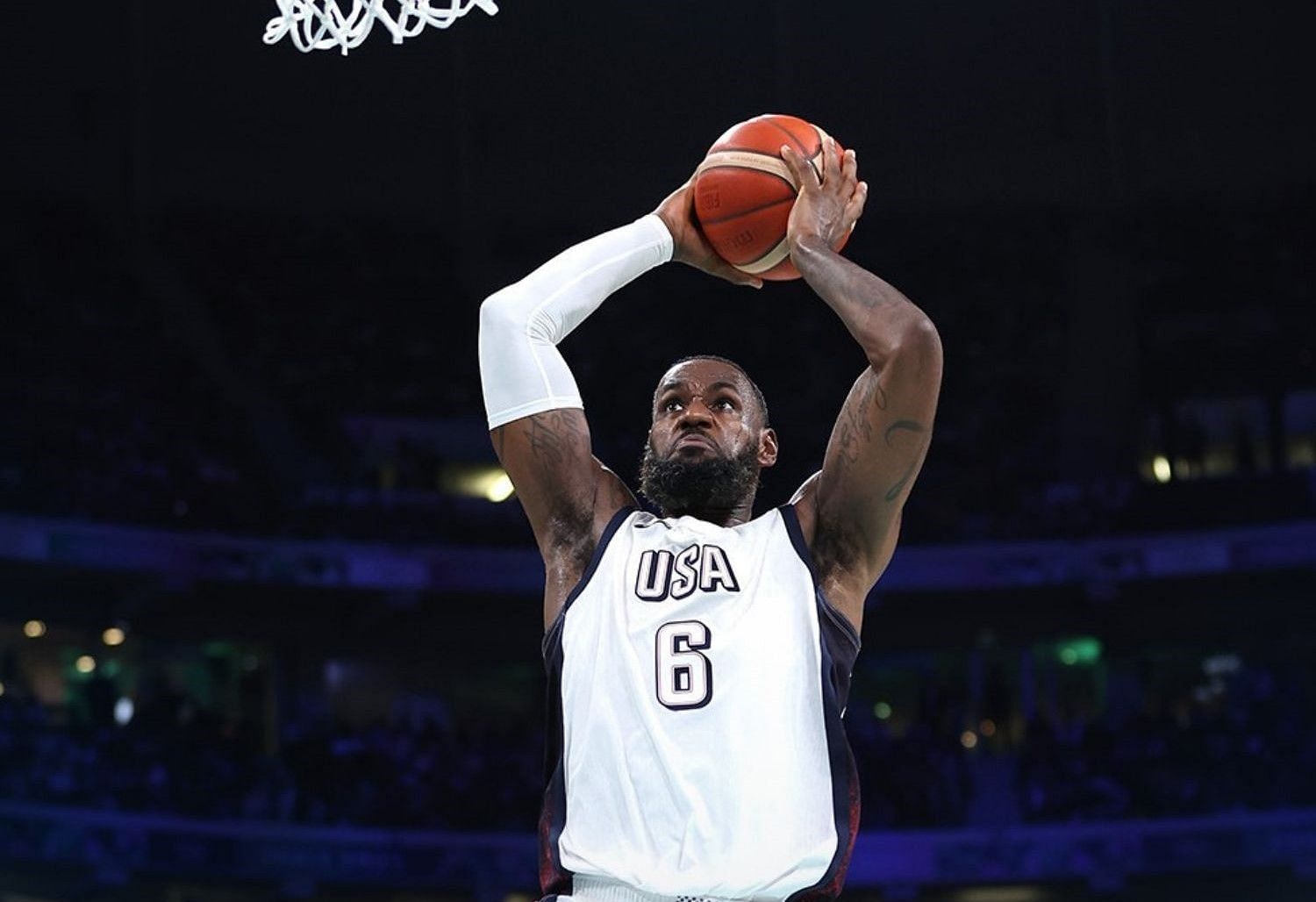 NBA fans react to LeBron James leading Olympics MVP candidates race. (Photo from USA Basketball X page)