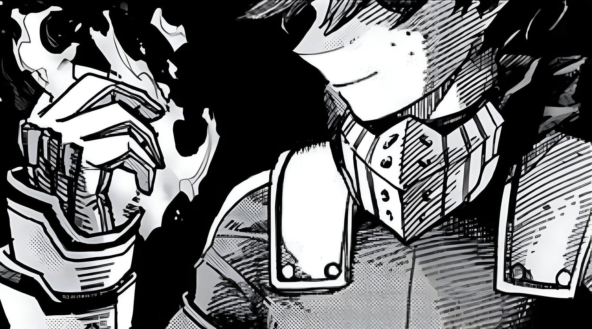 Izuku Midoriya as seen in the My Hero Academia manga (Image via Shueisha)