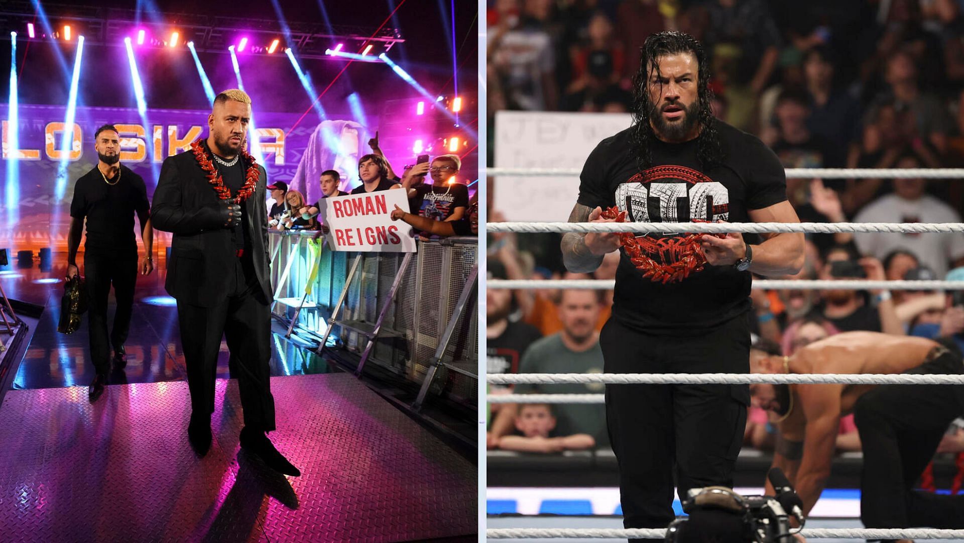 Roman Reigns is advertised for mid-September after this week. [Images Source: WWE.com]