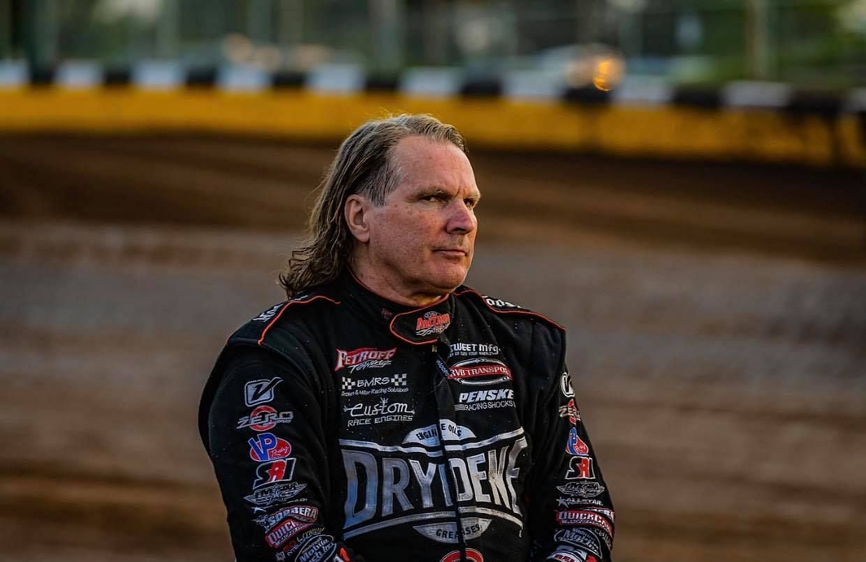 Dirt Late Model Legend Scott Bloomquist (Image via Scott Bloomquist Racing on X)