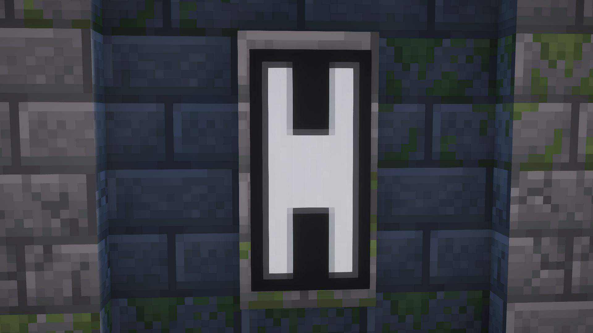 An &quot;H&quot; banner in Minecraft (Image via Mojang)