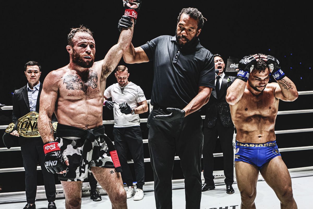 Jarred Brooks and Gustavo Balart - Photo by ONE Championship