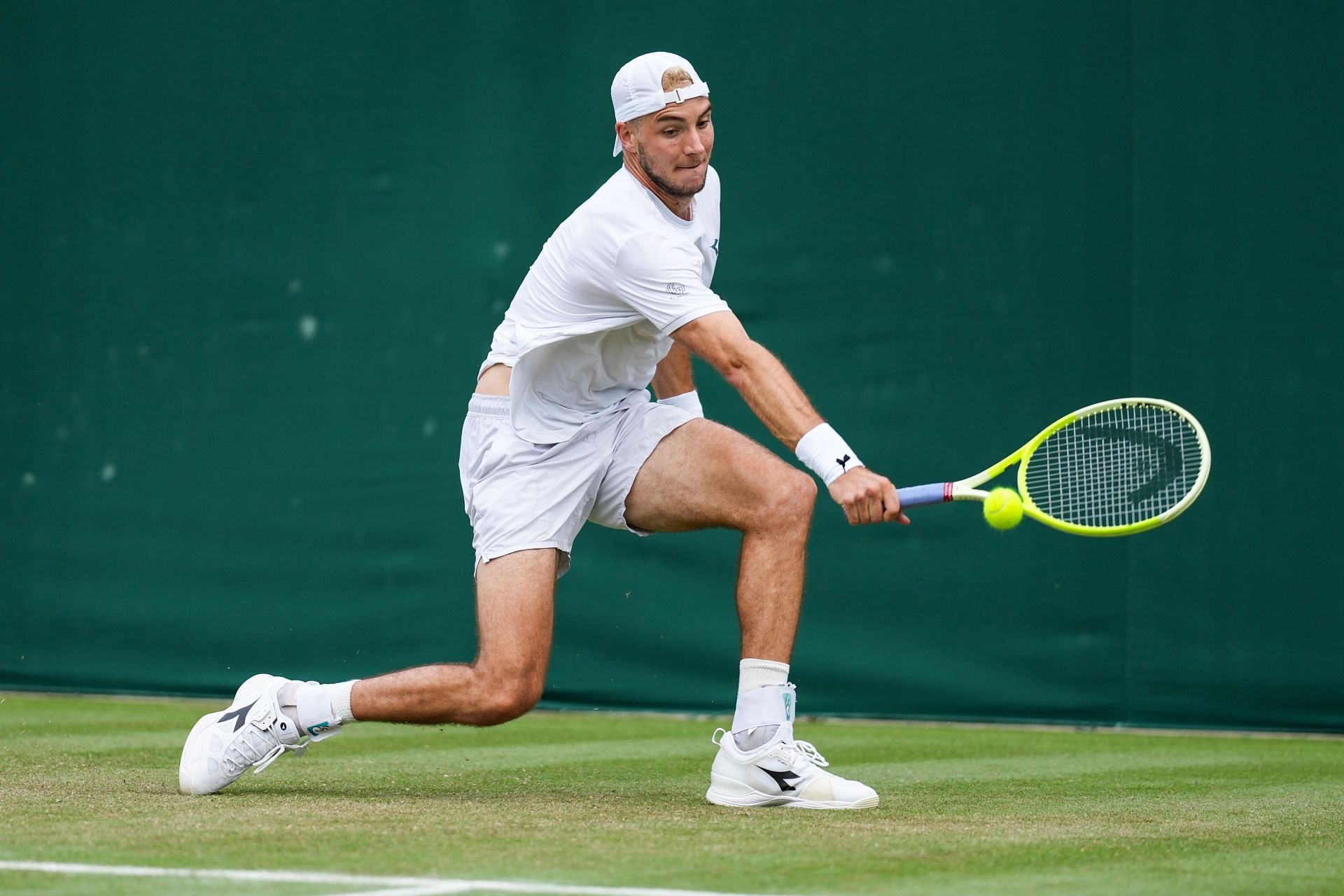 Jan-Lennard Struff at Wimbledon 2024. (Photo: Getty)