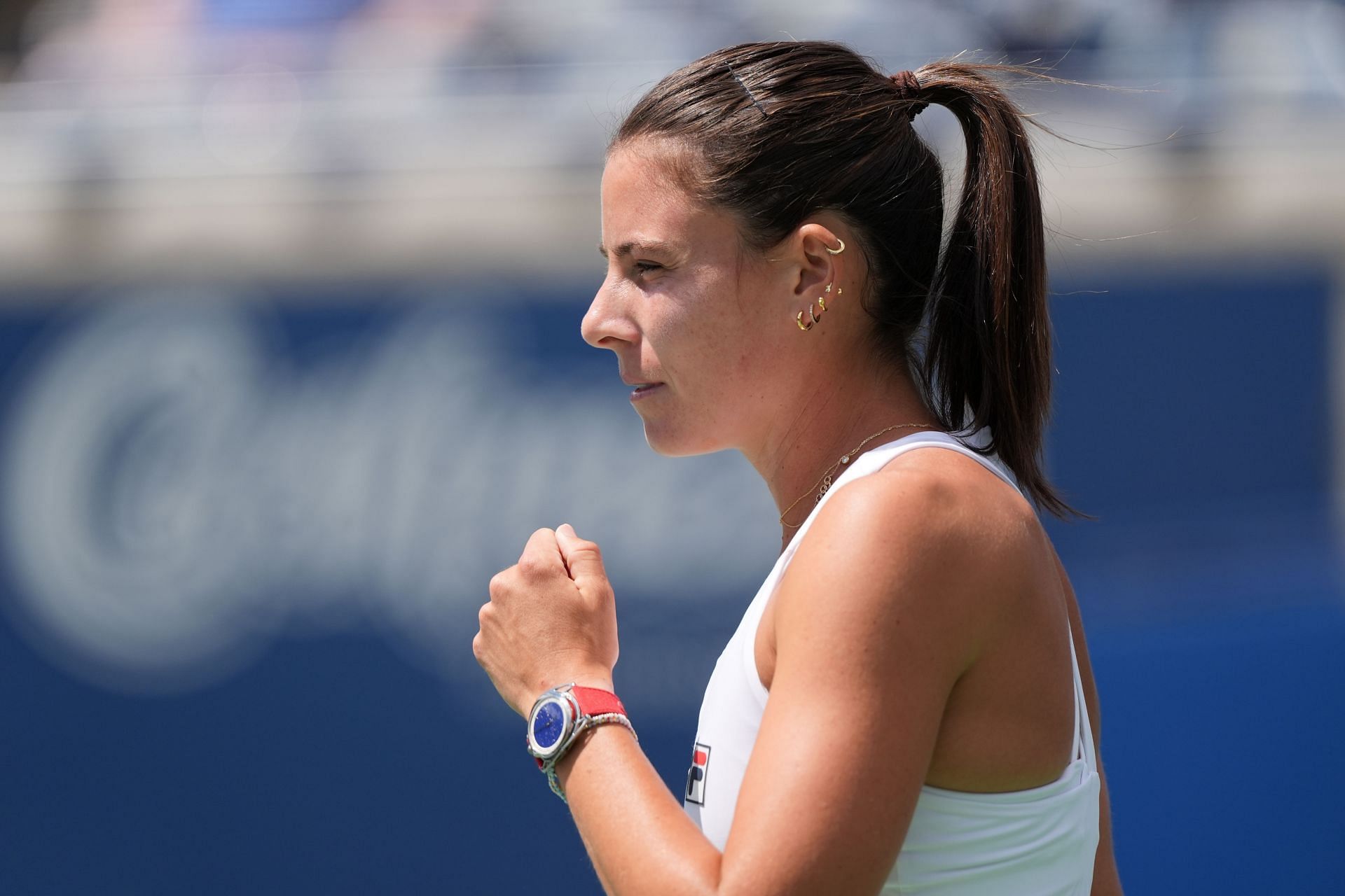 Emma Navarro at the National Bank Open 2024 in Toronto (Source: Getty)