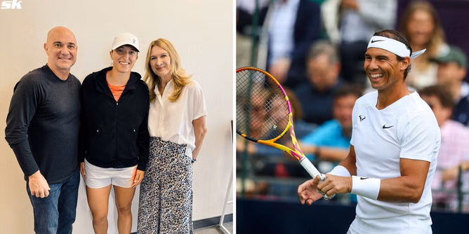 Tennis News Today: Iga Swiatek gushes over 'amazing' meeting with 'legends' Andre Agassi and Steffi Graf; Rafael Nadal makes unexpected appearance in 'Emily in Paris' season 4