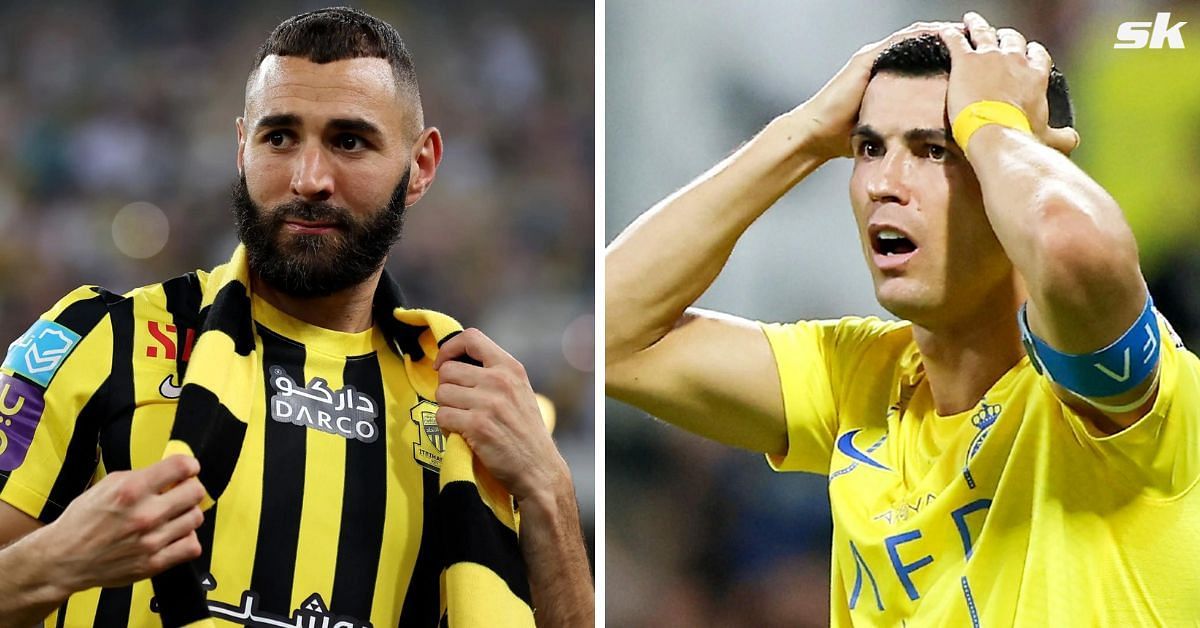 Karim Benzema (left) and Cristiano Ronaldo