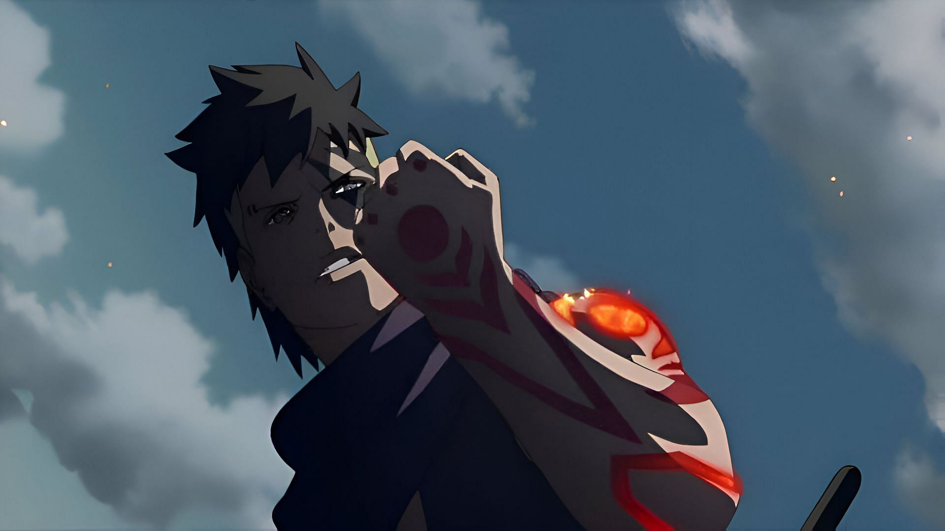 Kawaki as seen in the opening scene of the anime (Image via Studio Pierrot)