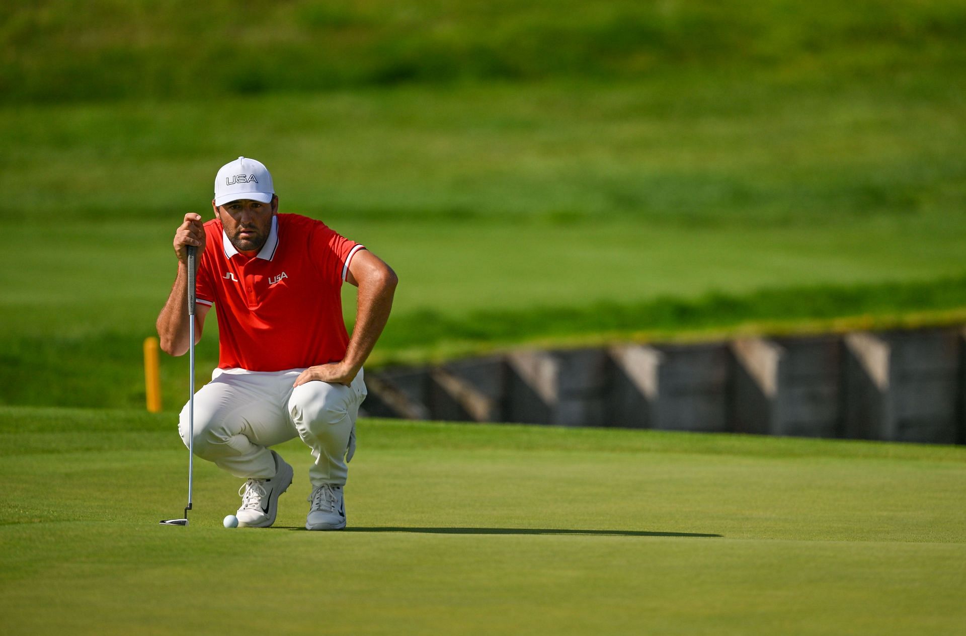 Scottie Scheffler at the Paris 2024 Olympic Games - Day 6 - Golf - Source: Getty Images