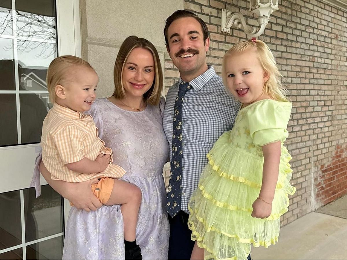 The Secret Lives of Mormon Wives: Whitney Leavitt with her family (Image via Instagram/ @whitleavitt)