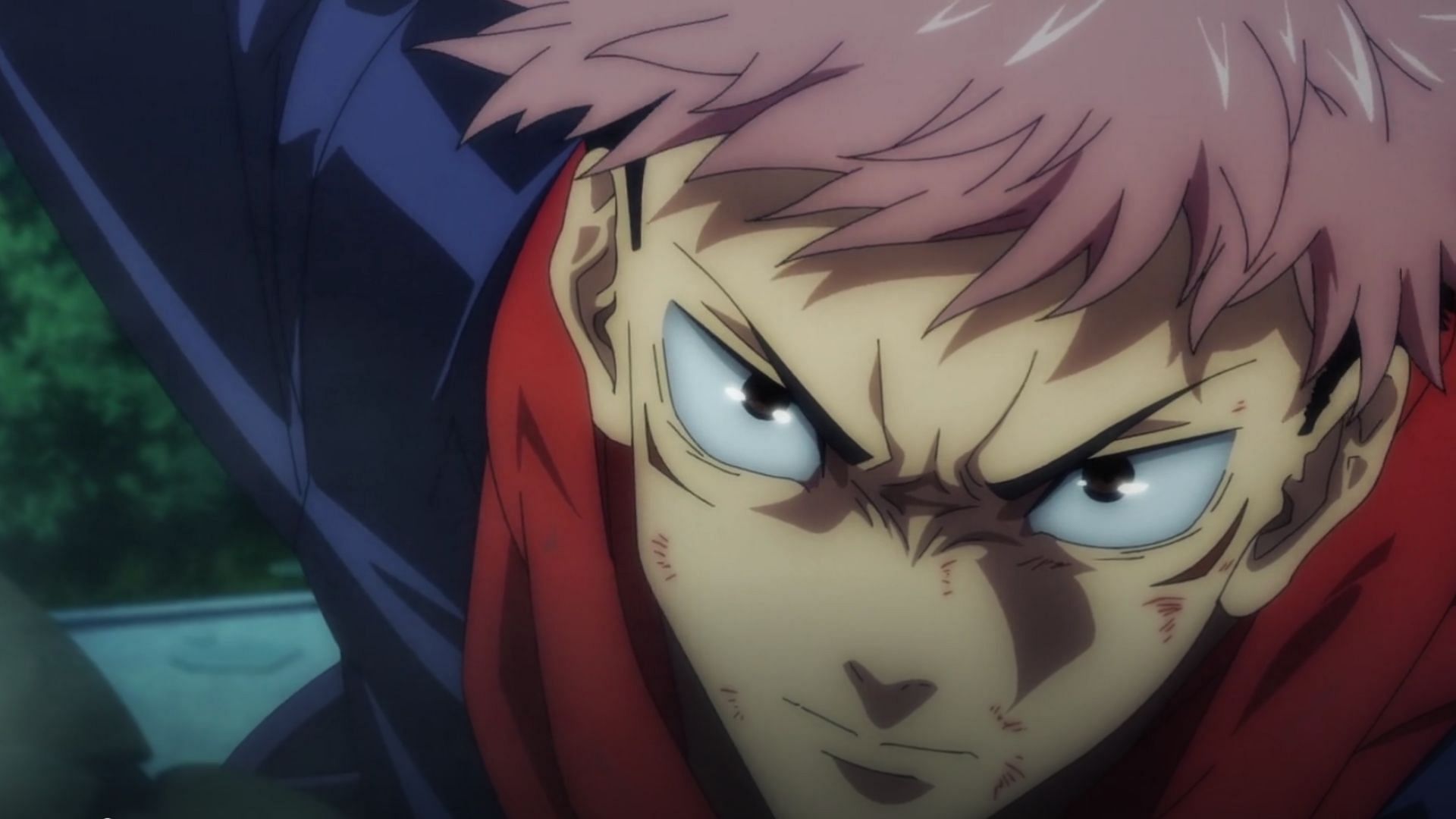 Yuji as seen in Jujutsu Kaisen (Image via MAPPA)