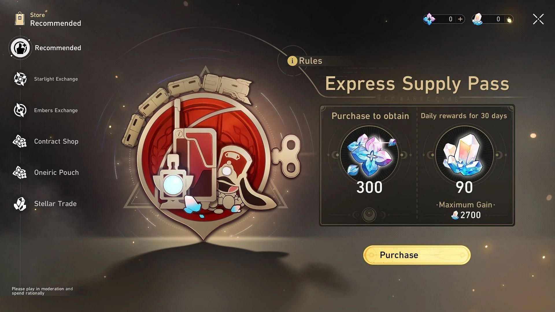 Express Supply Pass (Image via HoYoverse)