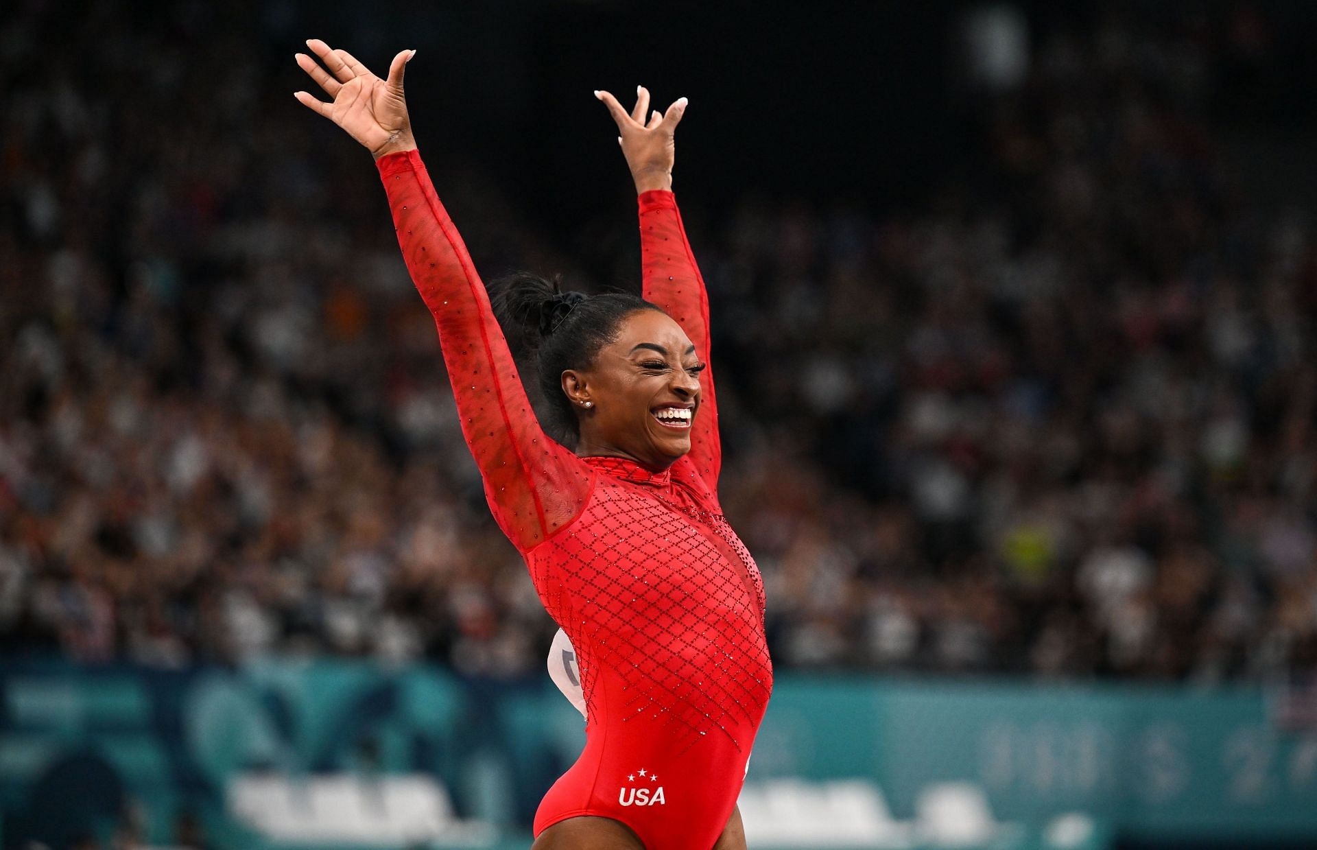 Simone Biles shares how therapy played a huge role in her Paris Olympics triumph [Source: Getty]