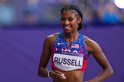 "I took every L to the chin" - Masai Russell pens heartfelt note following gold medal victory at Paris Olympics 2024