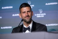 Novak Djokovic at the 2024 Laureus World Sport Awards in Madrid | Getty