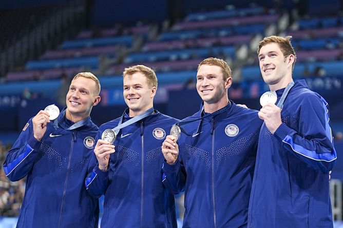 USA lose in 4x100m medley relay for the very first time after China beat them to gold at Paris Olympics 2024