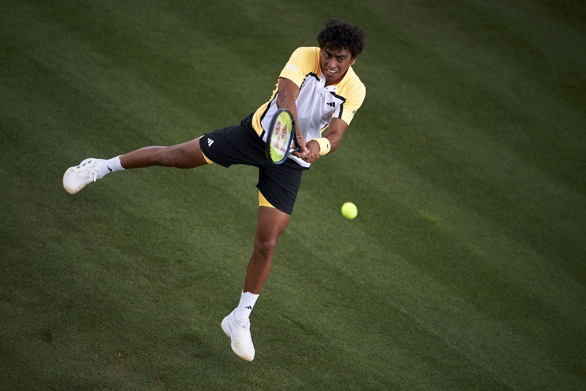 Abdullah Shelbayh in action at the Mallorca Championships (Picture: Getty)